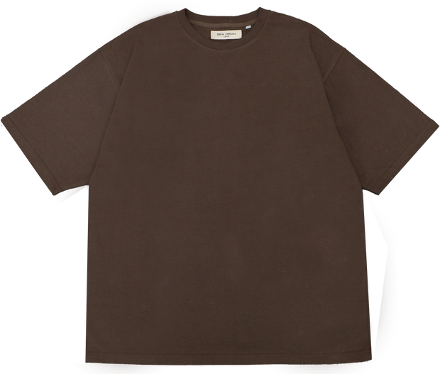 T-SHIRT ESSENTIEL SEWORIGIN MARRON